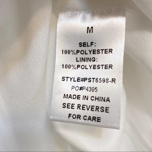 ROOLEE NWT White Ruffle Polka Dot Cap Sleeve Blouse Shirt M - Picture 10 of 11